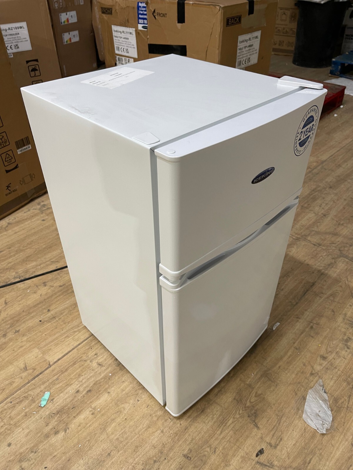 IceKing IK2022W.E 85L Undercounter Fridge Freezer 47cm 2 Door White 1296449 5060217415009 eBay