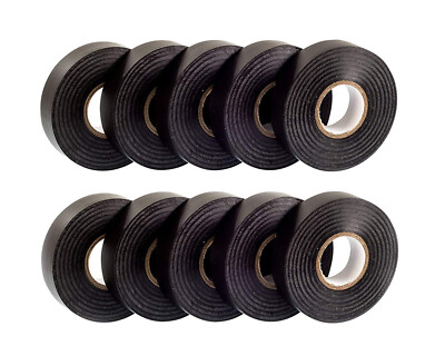 BOX AUS 200 ROLLEN SCHWARZ 19 mm x 20 Meter PVC ELEKTRISCHES BAND - JOB SET VERKAUF
