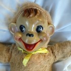 Vintage Rubber Face Plush Animal Doll Kitschy Fur Body — photo 2