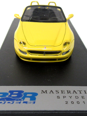2001 MASERATI 4200 SPYDER BBR #143A 1/43 factory built Resin MIB