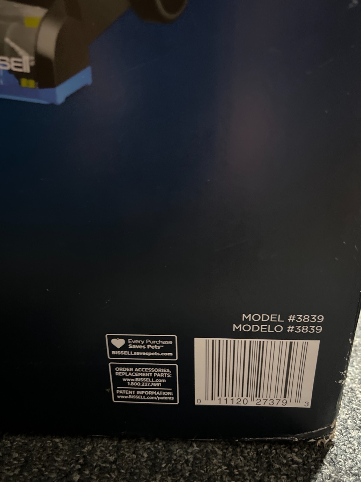 BISSELL CleanView Swivel Rewind Pet Upright Vacuum Cleaner (3839)