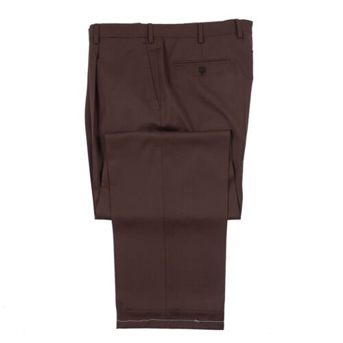 NWT $950 BRIONI 'Cortina' Year-Round Super 140s Wool Dress Pants 41 Classic-Fit