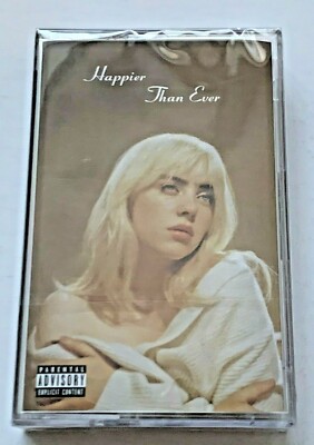 BILLIE EILISH HAPPIER THAN EVER BROWN COLLECTORS CASSETTE 2021 SEALED NEW