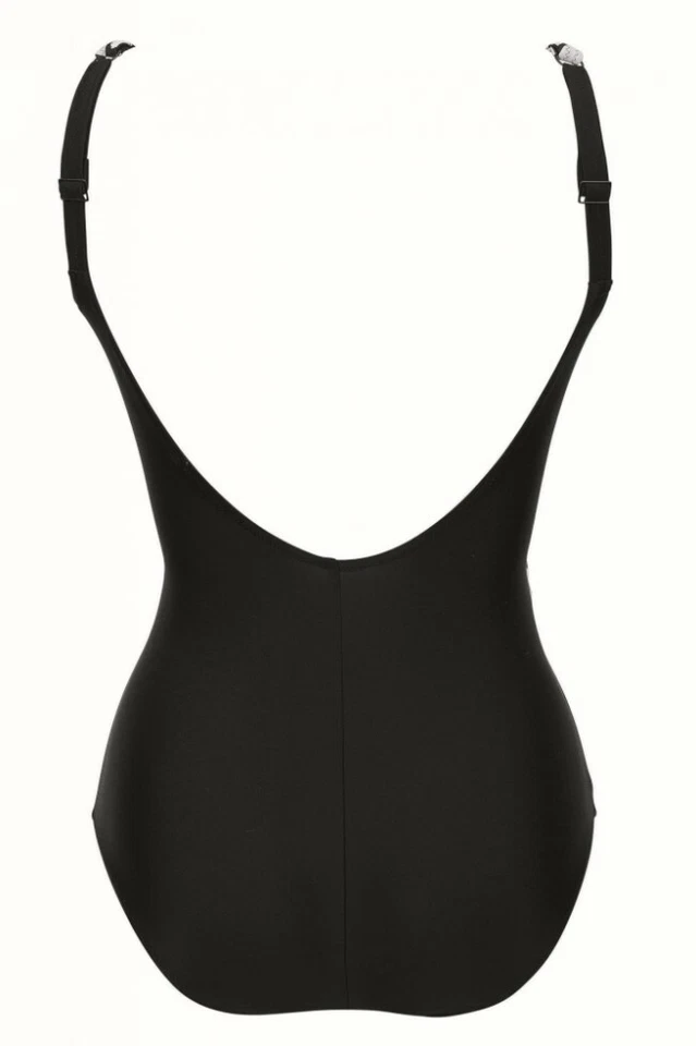 Traje de baño Anita NEGRO SE ENCUENTRA BLANCO cómodo Emma de una pieza EE. UU. 8C, REINO UNIDO 32C, NUEVO SIN ETIQUETAS Foto 3 de 3