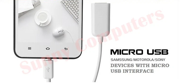 Premium Micro USB OTG Adapter Cable For Huawei Honor 6A P10 Lite P9 Lite Mate8 - Image 3 of 3