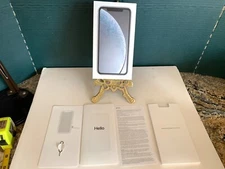 Apple Empty Box Replacement For iPhone XR 256GB W/Accessories Manual Empty Box