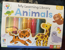 Image of My Learning Library Animals Board Book Box set by Hinkler New Baby Books