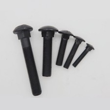 Perno de carro negro grado 8,8 acero perno de cuello cuadrado M6M8M10M12 ~ M24 tornillos de entrenador