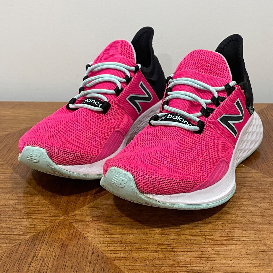 New Balance Womens Fresh Foam Roav V1 Running Shoes Pink Glo Sneakers