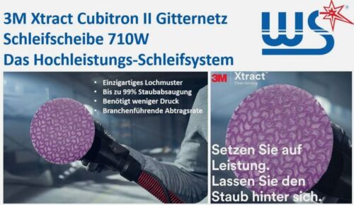 3M Schleifscheibe 150 mm ⌀ Xtract Cubitron II 10 Stück Körnung 80 - Bild 2 von 5