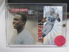 1995 Pinnacle Clear Shots Indianapolis Colts Football Card #7 Marshall Faulk  HA