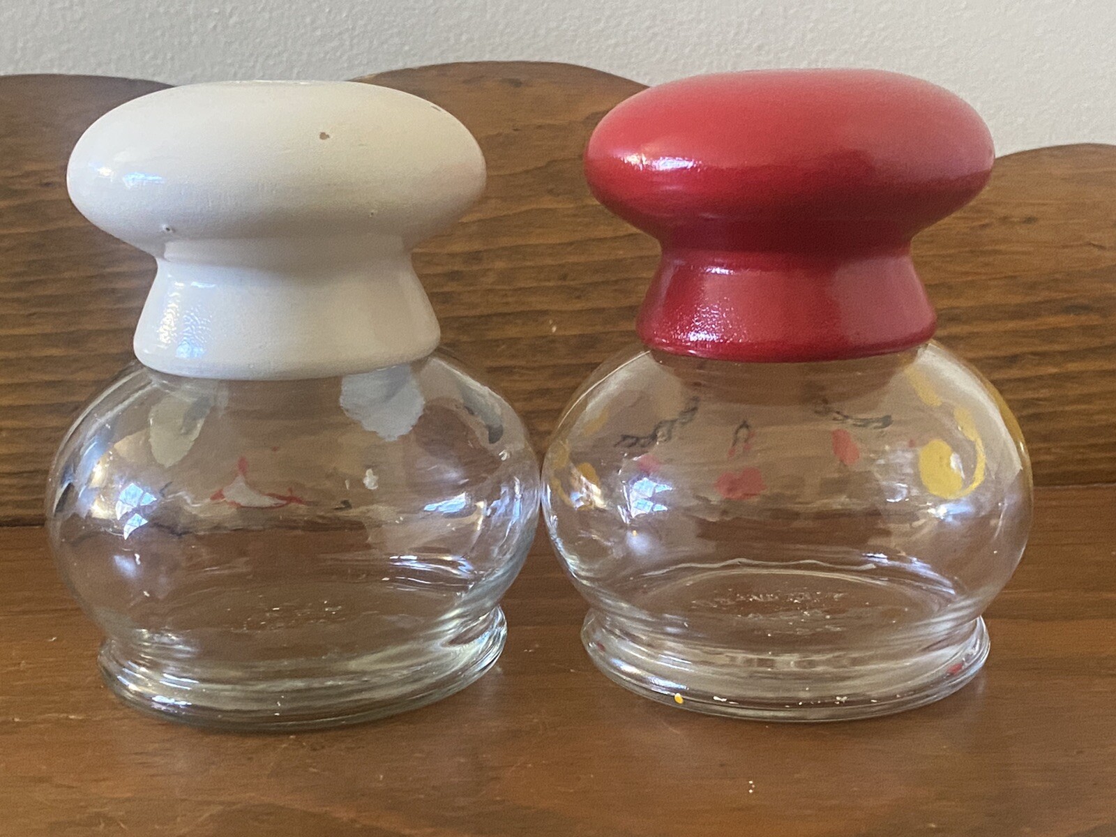Salty and Peppy Shakers, Antique Salt and Pepper Shakers, TC Wheaton