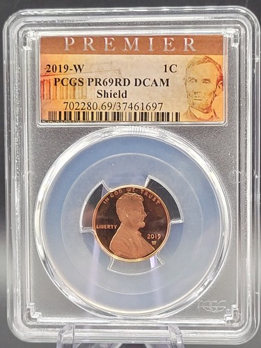 2019-W West Point Shield Lincoln Cent-PCGS PR69 Proof With Free Shipping