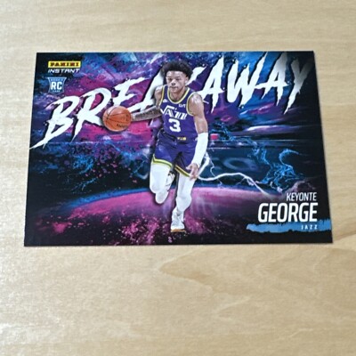 23/24 NBA Panini Instant BREAKAWAY 12 KEYONTE GEORGE UTAH JAZZ ROOKIE RC