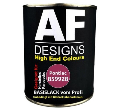 1L Autolack für Pontiac 859928 Raspberry Metallic  Autolack Spritzfertig