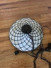 Vintage  Tiffany Style Leaded Stained Glass Shade Ceiling / Lamp