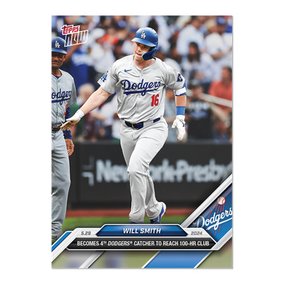 Will Smith - 2024 MLB Topps Now Card 242 - Print Run: 657 Los Angeles Dodgers