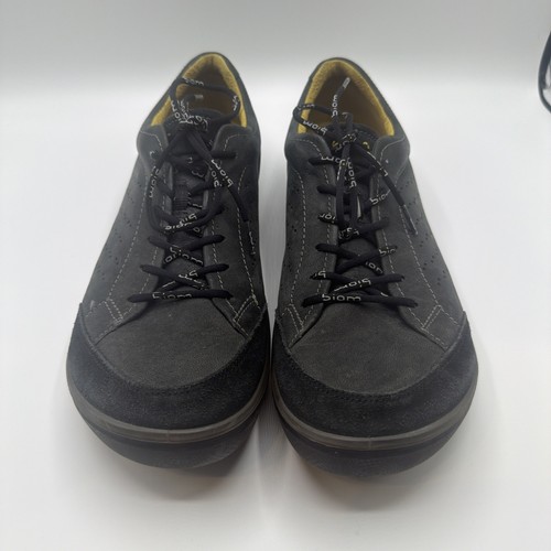 ECCO Biom Natural Motion Black Leather Sneakers Mens EU 47 US 13 - Picture 2 of 6