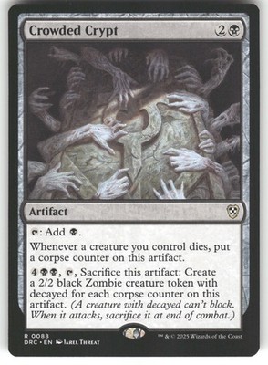 Crowded Crypt #88 (NM) Aetherdrift DRC Magic MTG
