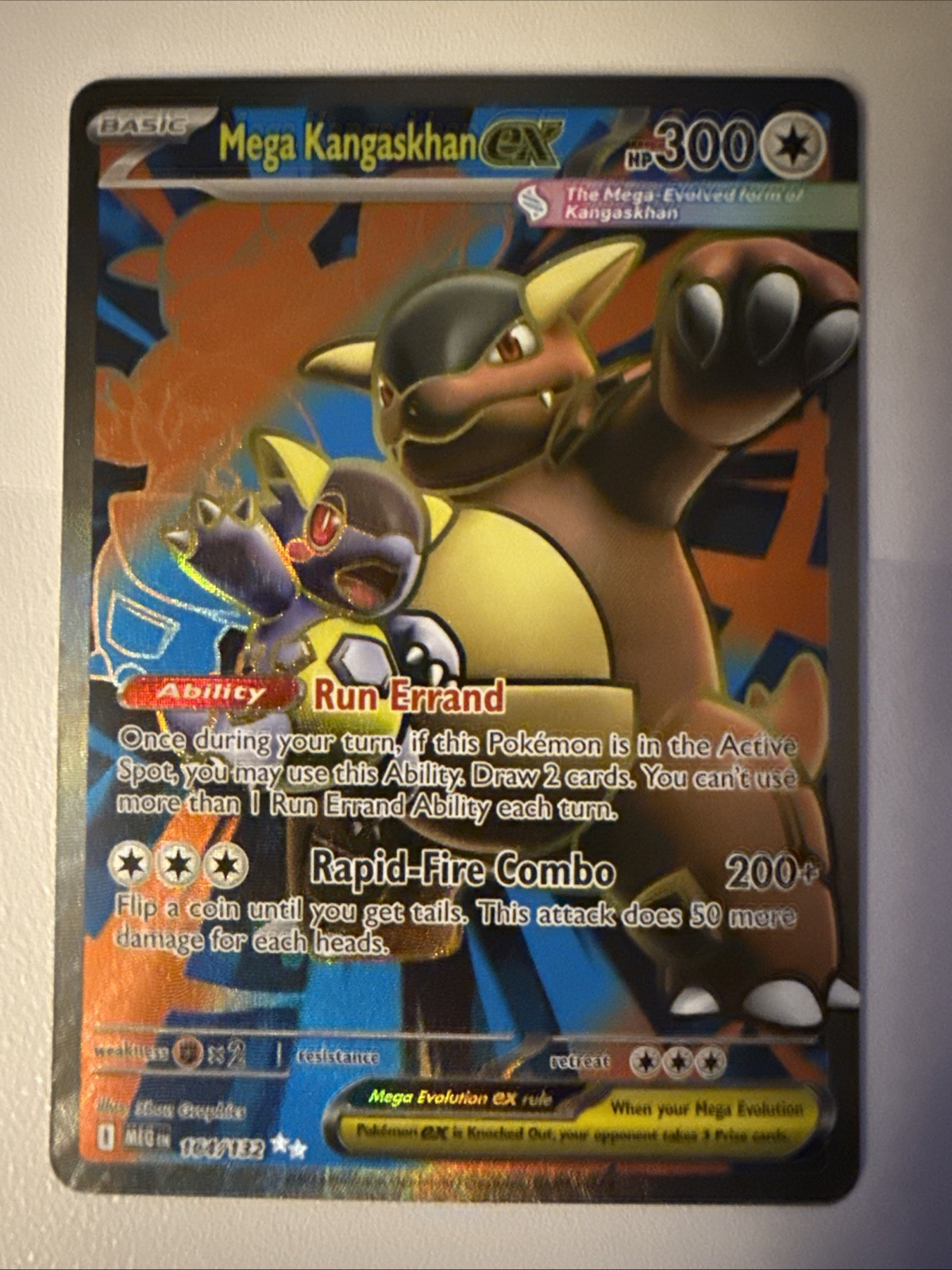 Pokemon Card - Mega Kangaskhan ex Mega Evolution 164/132 Ultra Rare