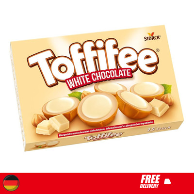 Toffifee White Chocolate Haselnuss mit Milchcreme und Karamell 125g