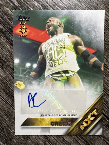 2016 Topps WWE Auto /99 Apollo Crews Auto