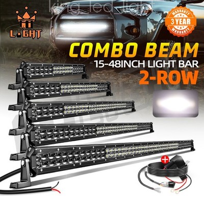 15-52'' Led Arbeitsscheinwerfer Offroad  12V 24V Lichtbalken Auto SUV LKW 12V 24V