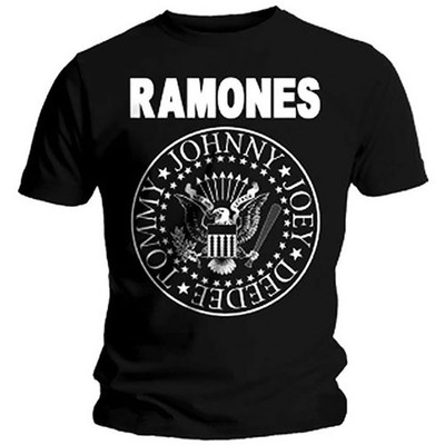Ramones 'Seal' (Schwarz) T-Shirt