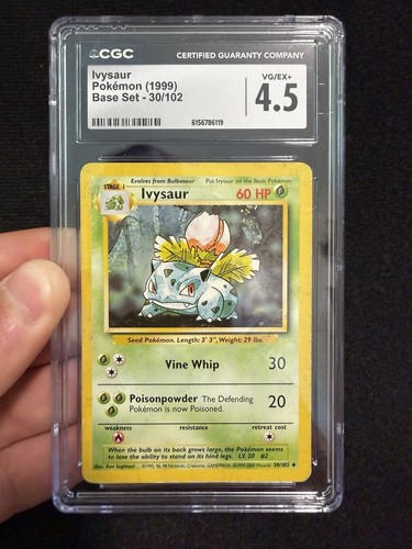 Ivysaur graded CGC 4.5 for sale on eBay