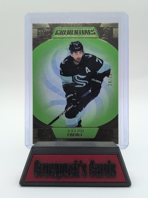 2022-23 Upper Deck Credentials - Jordan Eberle #70 Neon Green /75