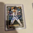 Konnor Griffin Signed 1st Bowman Paper In Person Autograph