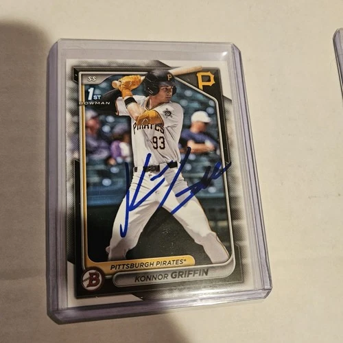 Konnor Griffin Signed 1st Bowman Paper In Person Autograph