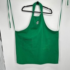 Starbucks Barista Apron Green Official Employee Uniform Siren Logo One Size OS