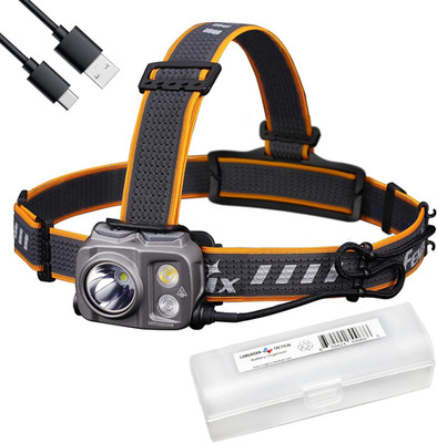 HP25R V2.0 Headlamp, 1600 Lumen Spotlight, 400 Lumens Floodlight and Red Light,