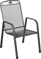 Mwh Stapelstuhl Savoy Profiline Eisengrau Gartenstuhl Stuhl Gartensessel