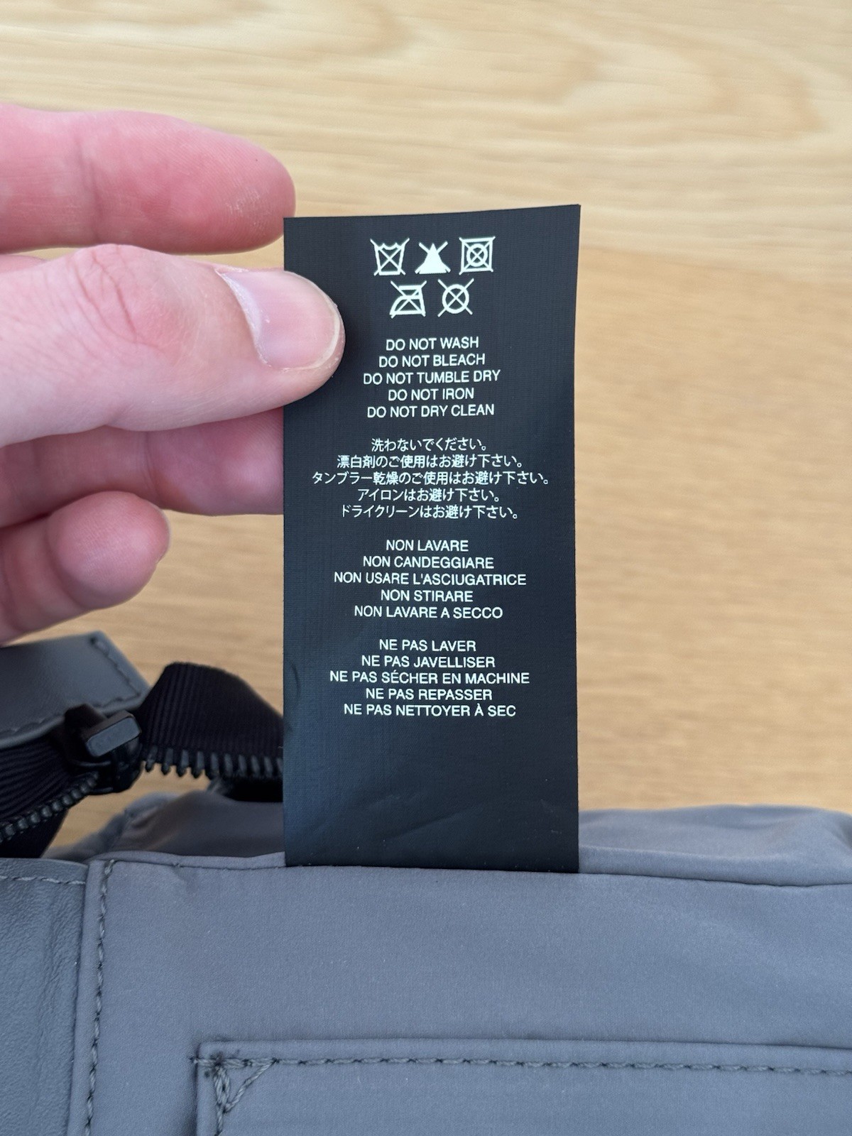 BNWT Fear of God GREY Crossbody Bag Mr Porter Exclusive Jerry Lorenzo Minimal thumbnail 14