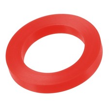 5 Pcs Silicone Rubber Flat Washer 1-1/4 Inch DN32 Gasket Red