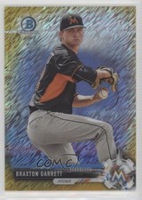 2017 Bowman Chrome Prospects Gold Shimmer Refractor 27/50 Braxton Garrett g6p