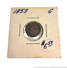 1853 Seated Liberty Half Dime Silver Coin Collection 5c