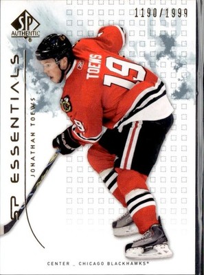 2009-10 SP Authentic - SP Essentials Jonathan Toews #123 /1999