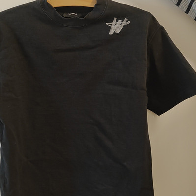 WE11DONE G-Dragon Bigbang Herren T-Shirt Schwarz XS Logo Patch Baumwolle Kurzarm