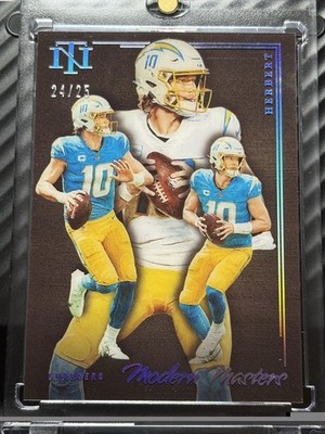 2022 National Treasures - Justin Herbert Modern Masters Silver /25 #MMA-18