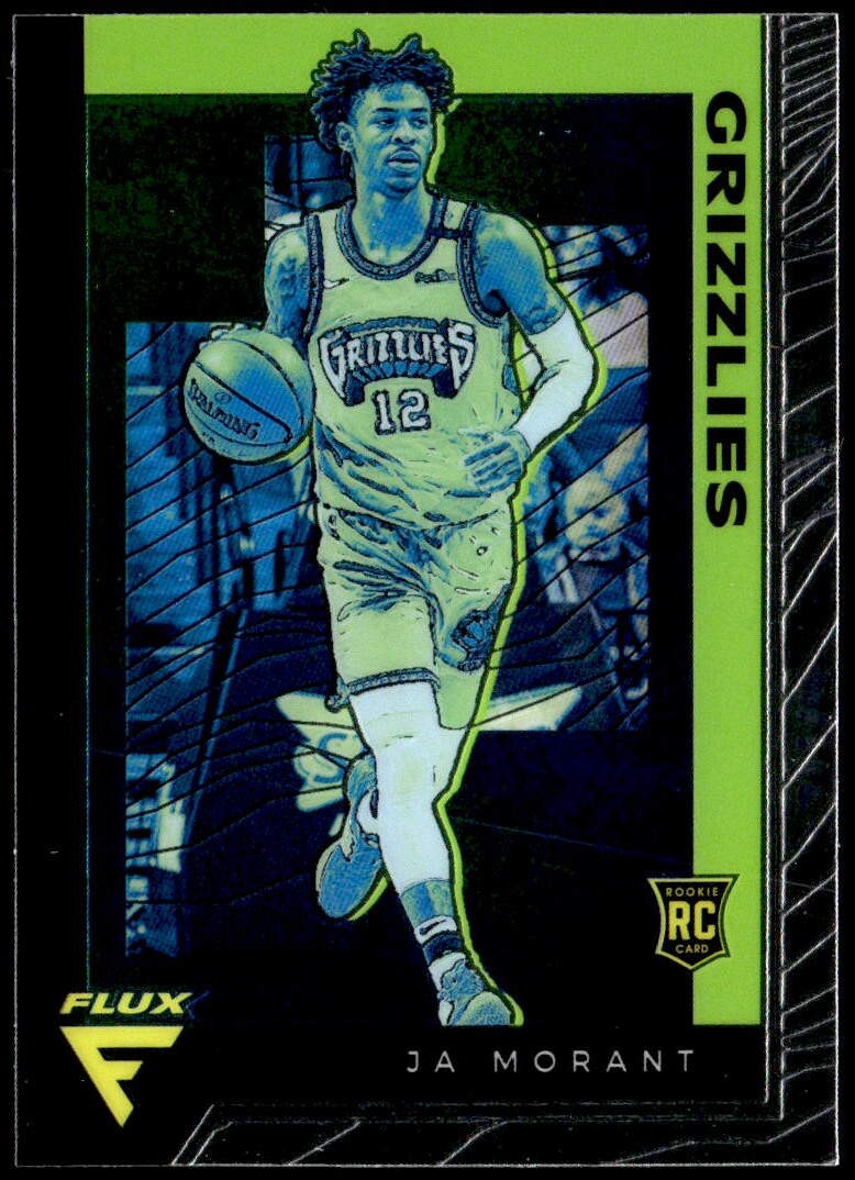 2019-20 Panini Chronicles #595 Ja Morant Flux Rookie E1