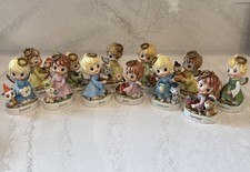 Vintage Napco Barefoot Angels all 12 months C-9046. Angel of the month set of 12