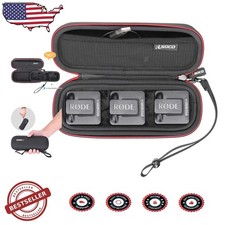 Hard Shell Rode Wireless GO 2 Case: Flexible Tray, Easy Carry, 2- Assured