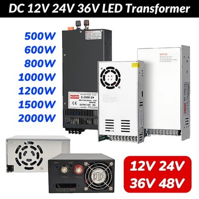 DC 12V 24V 36V 48V LED Transformer 240V 500W~2000W LED Power Supply LED Driver