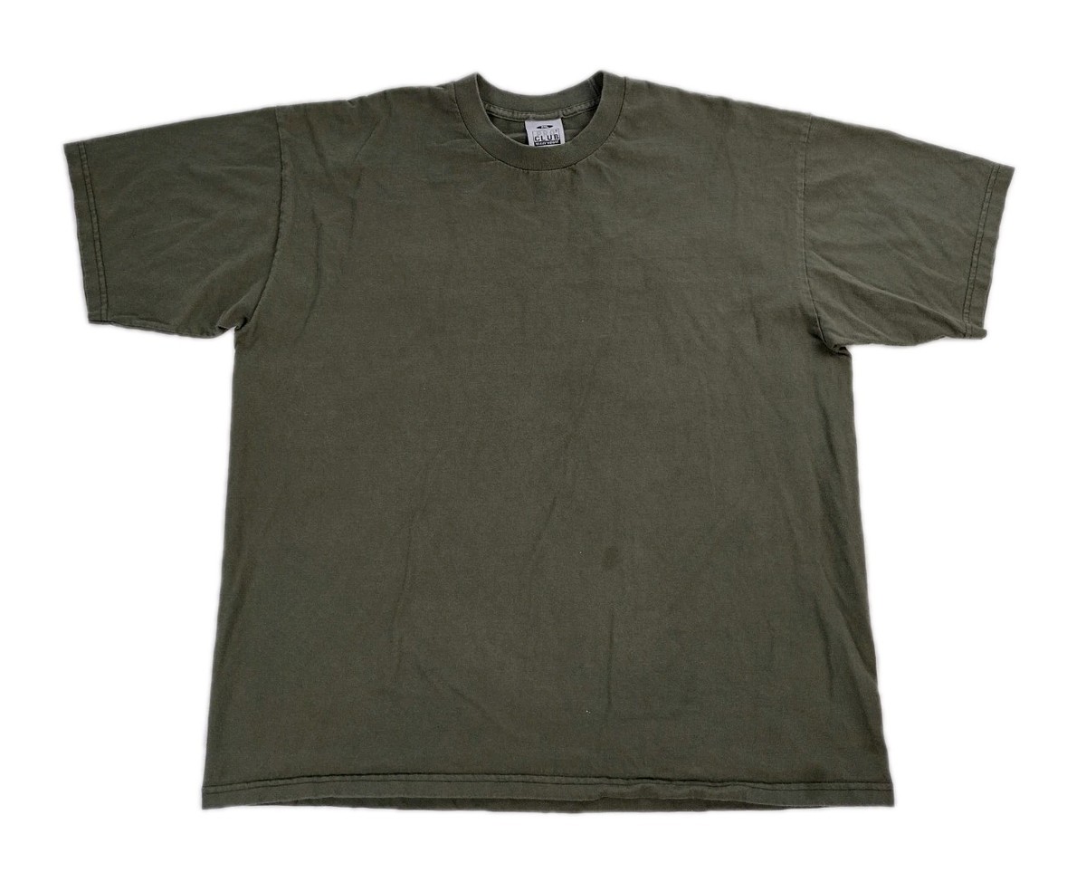 VTG Pro Club Heavyweight Mens Size 2XL Army Green T-Shirt Short