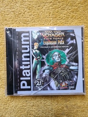 Star Trek: Voyager Elite Force Expansion Pack RUSSIAN PC CD-ROM Game SEALED 