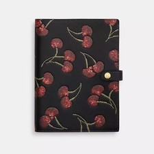 Coach Notebook With Cherry Print