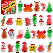 28PCS Christmas Squishies Toys,Stress Ball Fidget Toys for Stress 28pcs